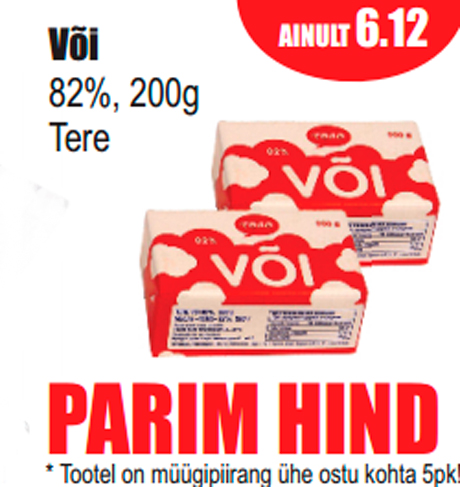 Või  -  PARIM HIND  