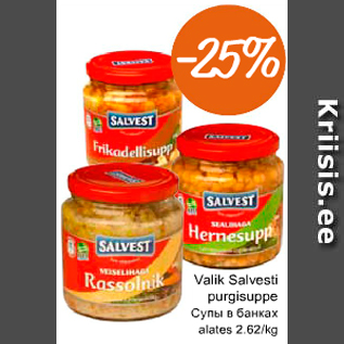 Valik Salvesti purgisuppe