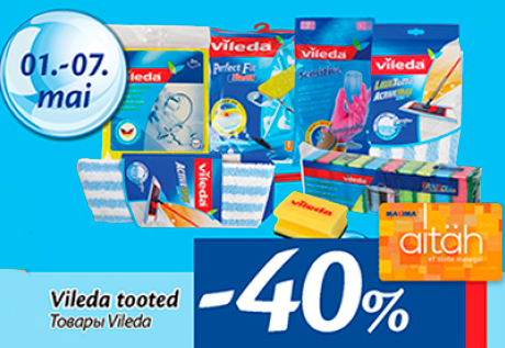 Vileda tooted  -40%