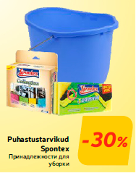 Puhastustarvikud Spontex  -30%