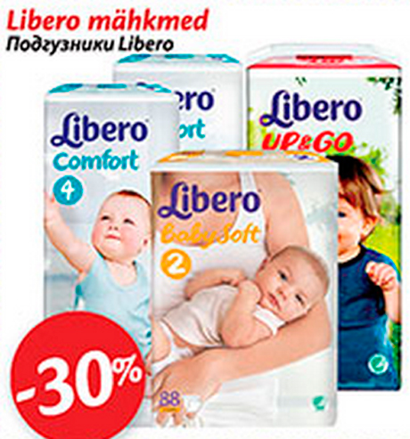 Libero mähkmed  -30%