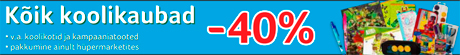Kõik koolikaubad  -40%