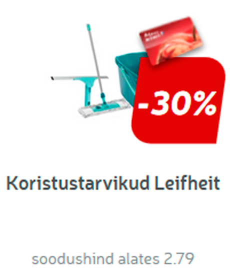 Koristustarvikud Leifheit**  -30%