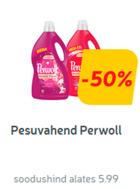 Pesuvahend Perwoll  -50%