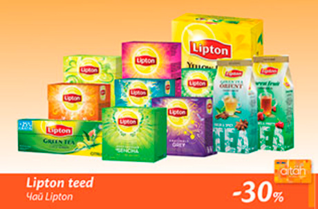 Чай Lipton  -30%