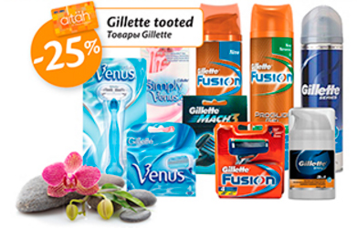 Товары Gillette