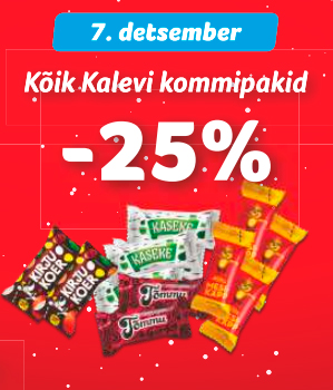 Kõik Kalevi kommipakid