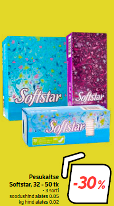 Прокладки Softstar 32 - 50 шт. -30%