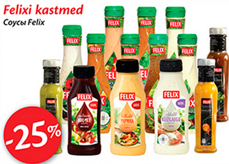 Felixi kastmed  -25%