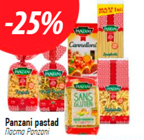 Panzani pastad  -25%