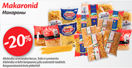 Makaronid  -20%