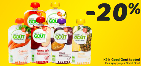 Kõik Good Gout tooted -20%