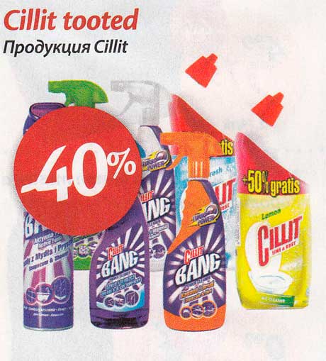 Cillit tooted -40%