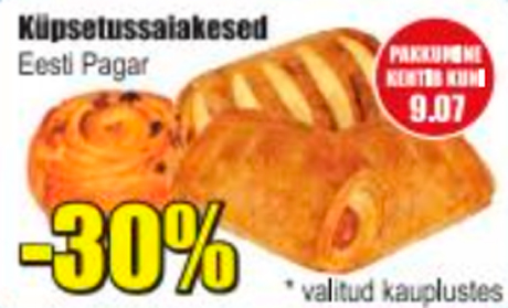 Küpsetussaiakesed  -30%