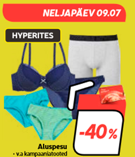 Нижнее белье  -40%