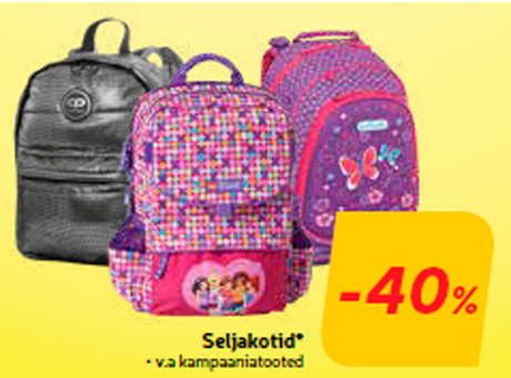 Seljakotid*  -40%
