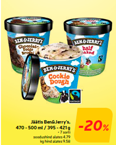 Мороженое в Ben & Jerry