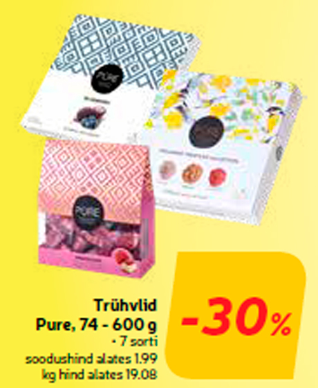 Трюфели Pure, 74 - 600г  -30%
