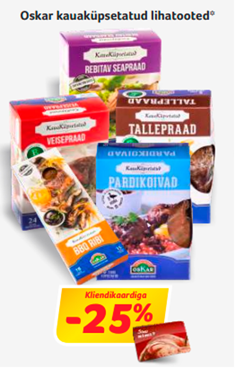 Приготовленные мясные продукты Oskar*  -25%