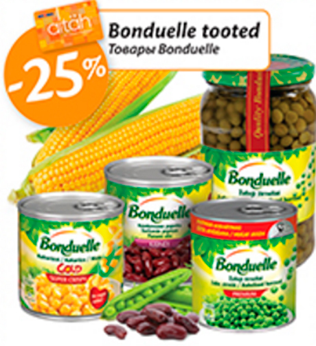 Bonduelle tooted -25%