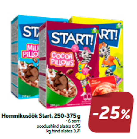 Завтрак Start, 250-375 г  -25%