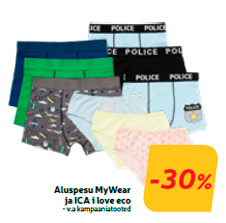 Нижнее белье MyWear и ICA i love eco -30%
