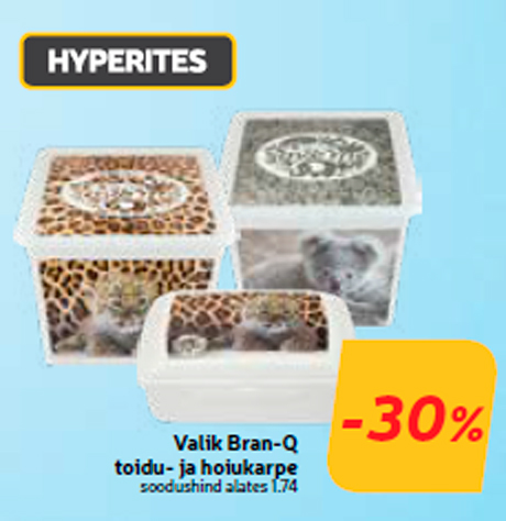 Выбор  Bran-Q коробок для еды и хранения  -30%