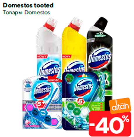 Товары Domestos  -40%