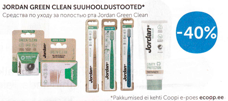 СРЕДСТВО ПО УХОДУ ЗА ПОЛОСТЬЮ РТА JORGAN GREEN CLEAN  -40%