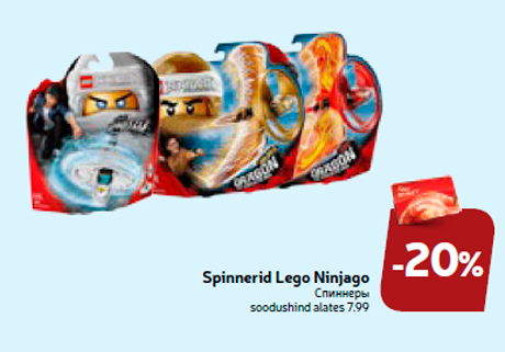 Spinnerid Lego Ninjago  -20%