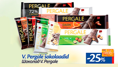 Шоколад V.Pergale -25%