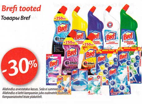 Товары Bref -30%