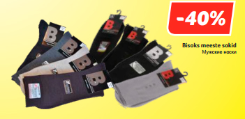Bisoks meeste sokid  -40%