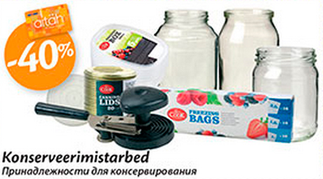 Konserveerimistarbed  -40%