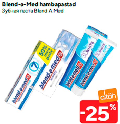 Blend-a-Med hambapastad  -25%