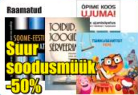 Raamatud Suur soodusmüük  -50%