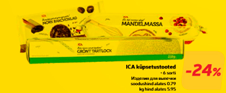 ICA küpsetustooted  -24%