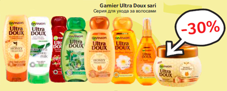 Garnier Ultra Doux sari -30%