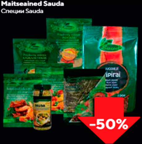 Maitseained Sauda  -50%