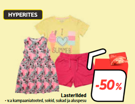 Lasteriided  -50%