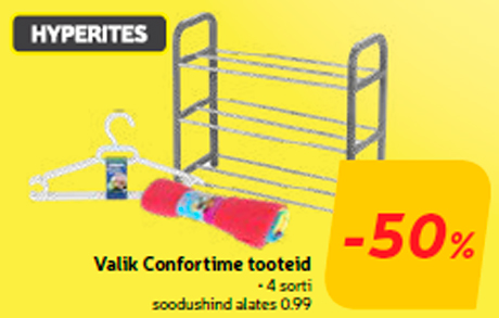 Valik Confortime tooteid -50%
