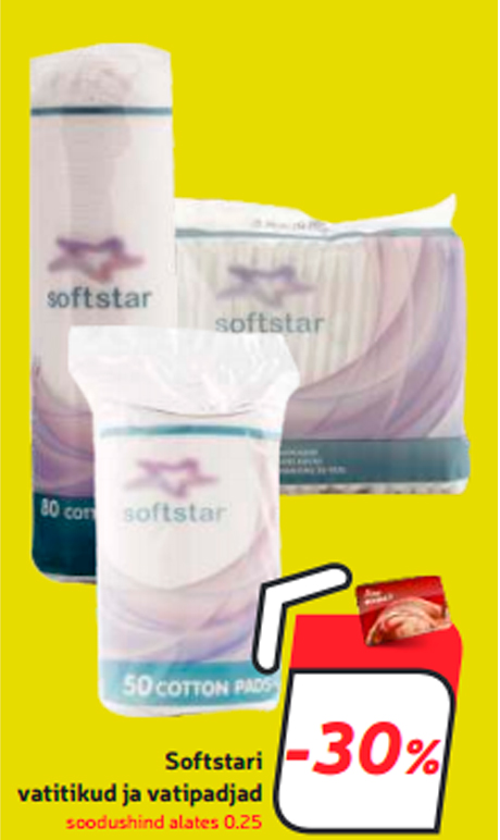 Ватные палочки и ватные диски  -30%