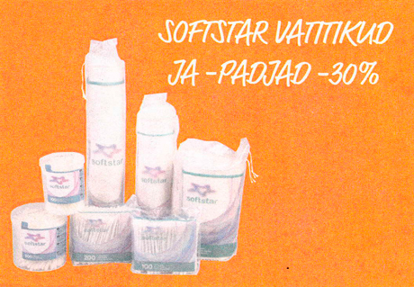 SOFTSTAR VATITIKUD  JA -PADJAD   -30%