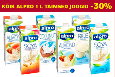 Напитки Alpro -30%