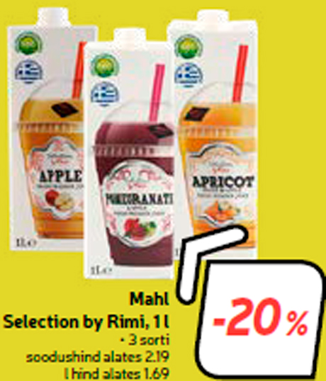 Сок  Rimi, 1л -20%