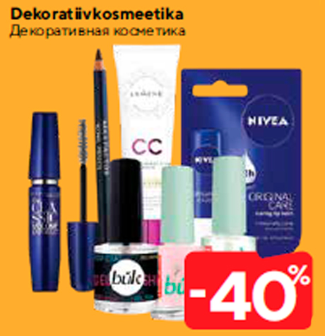 Dekoratiivkosmeetika  -40%