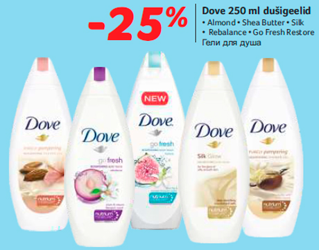 Гели для душа -25%