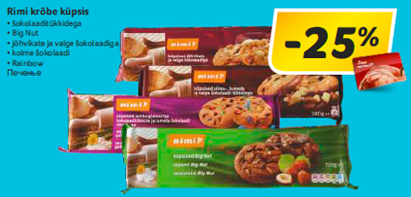Rimi krõbe küpsis -25%