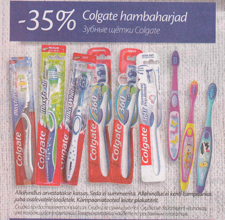 Colgate hambaharjad  -35%