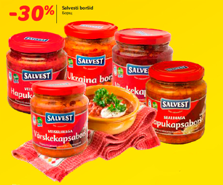 Salvesti boršid  -30%